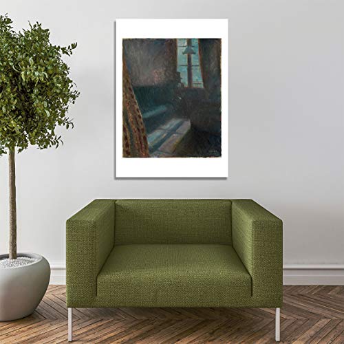 Affiche de collection Edvard Munch Night in Saint Cloud impression mate extra large - 7