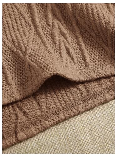 Milumia Girl's Contrast Collared V Neck Short Sleeve Knitted Tee T Shirts4