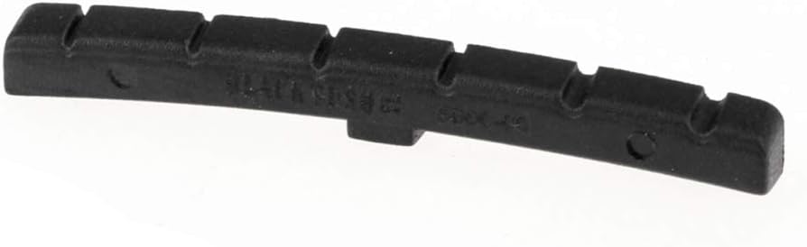 Graph Tech PT-5000-00 BLACK TUSQ XL 6-String Electric Guitar Slotted Nut for Fender, Black