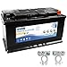 Produktbild Gel Batterie ES 900 12V 80Ah Akku Exide inkl. Polklemmen Boot Solar Wohnmobil