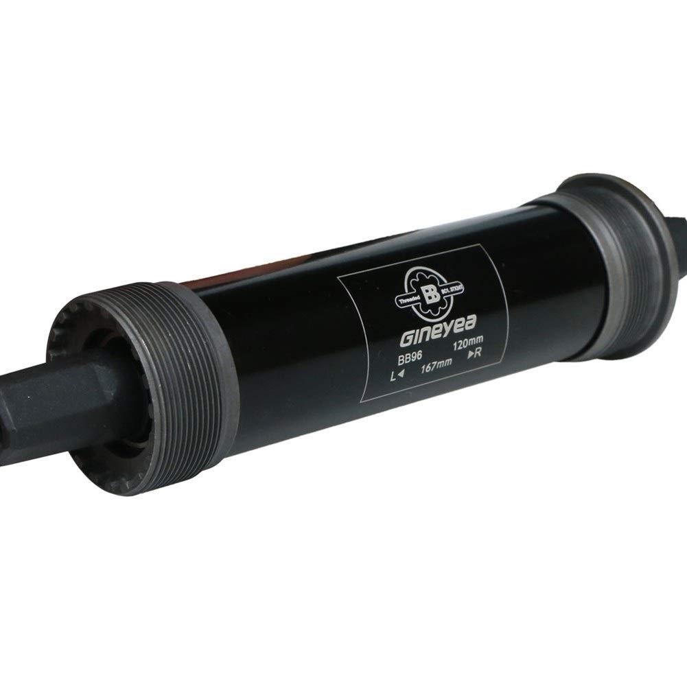 Fahrrad Innenlager Vierkant 100mm 120mm 4.0 Reifen Strand Fahrrad Tretlager Sealed Fahrrad Schnee Fahrradachse mit Schrauben tretlager Fahrrad 619 (Color : 100mm)