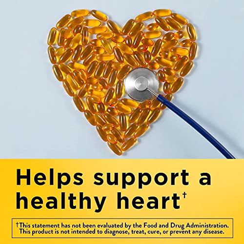 Image of Fish Oil 1000 mg, 90 Softgels, Omega 3 Supplement for Heart Healths,
