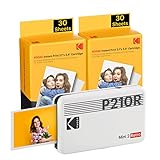 Zwei Fotoarten - Der Kodak Mini 2 Retro Fotodrucker kann sowohl randlose als auch randlose Fotos drucken. Mit diesem tragbaren Fotodrucker können Sie bleibende Erinnerungen schaffen, indem Sie Ihre Erinnerungen in der Art des Randes niederschreiben. Sie können die randlosen Fotos drucken, wenn Sie sie in einem größeren Format haben möchten.