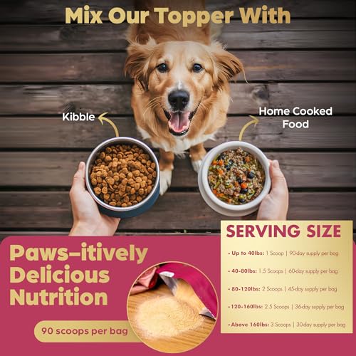 Beef Organ Bone Broth Meal Topper for Dogs - 100% Grass Fed, Veterinarian Approved, Non-GMO by Brothhh - Supports Immunity, Joint & Heart Health, Vision & Vitality - No Fillers - Pet Supplement - Image 3