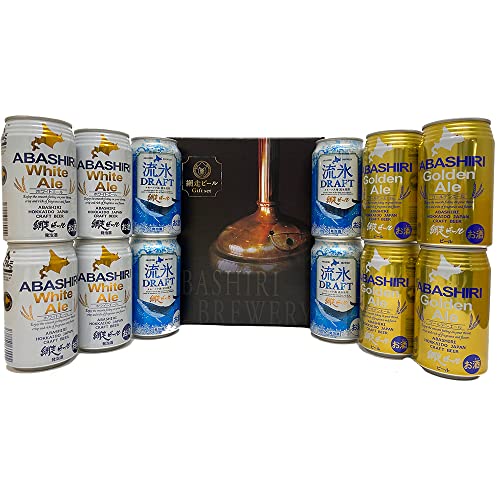 �ԑ��r�[��12�ʃZ�b�g�k350ml×12�l ���X�h���t�g�AABASHIRI White Ale�AABASHIRI Golden Ale�e4�ʁy����E���� ���͂��s�z