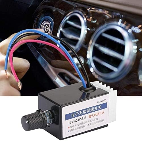 Miniatura 3 de DC 12V24V Interruptor universal del controlador de velocidad del motor para el control del calentador del ventilador del camión del coche