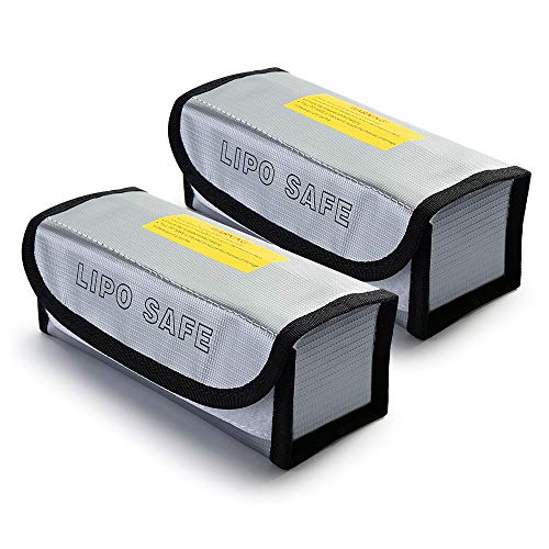 2pcs Fireproof Explosionproof Lipo Battery Safe Bag Lipo Battery Guard Safe Storage Case