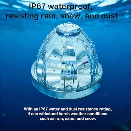 Image of 2PCS White Watermelon Lights, Clear Lens LED Side Marker Turn Signal Lights, Watermelon-Shaped Side Marker Tail Top Cap Roof Lights for Trailer Truck Semi-trailer Heavy-duty Truck Bus Van