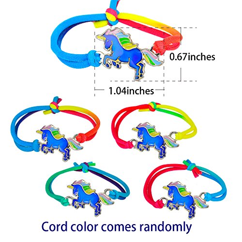 1PC Fairy Tale Cute Unicorn Charm Color Change Mood Bracelet Gift For Girls2