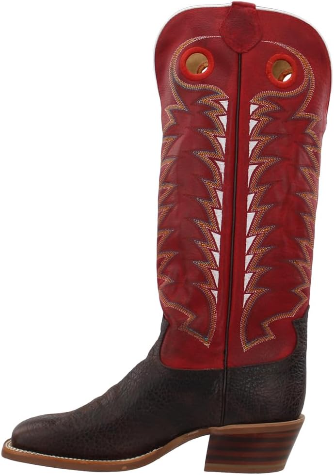 Tony Lama Men's Dusky Bonham 3R Buckaroo Western Boot Square Toe Dark Brown 12 EE US