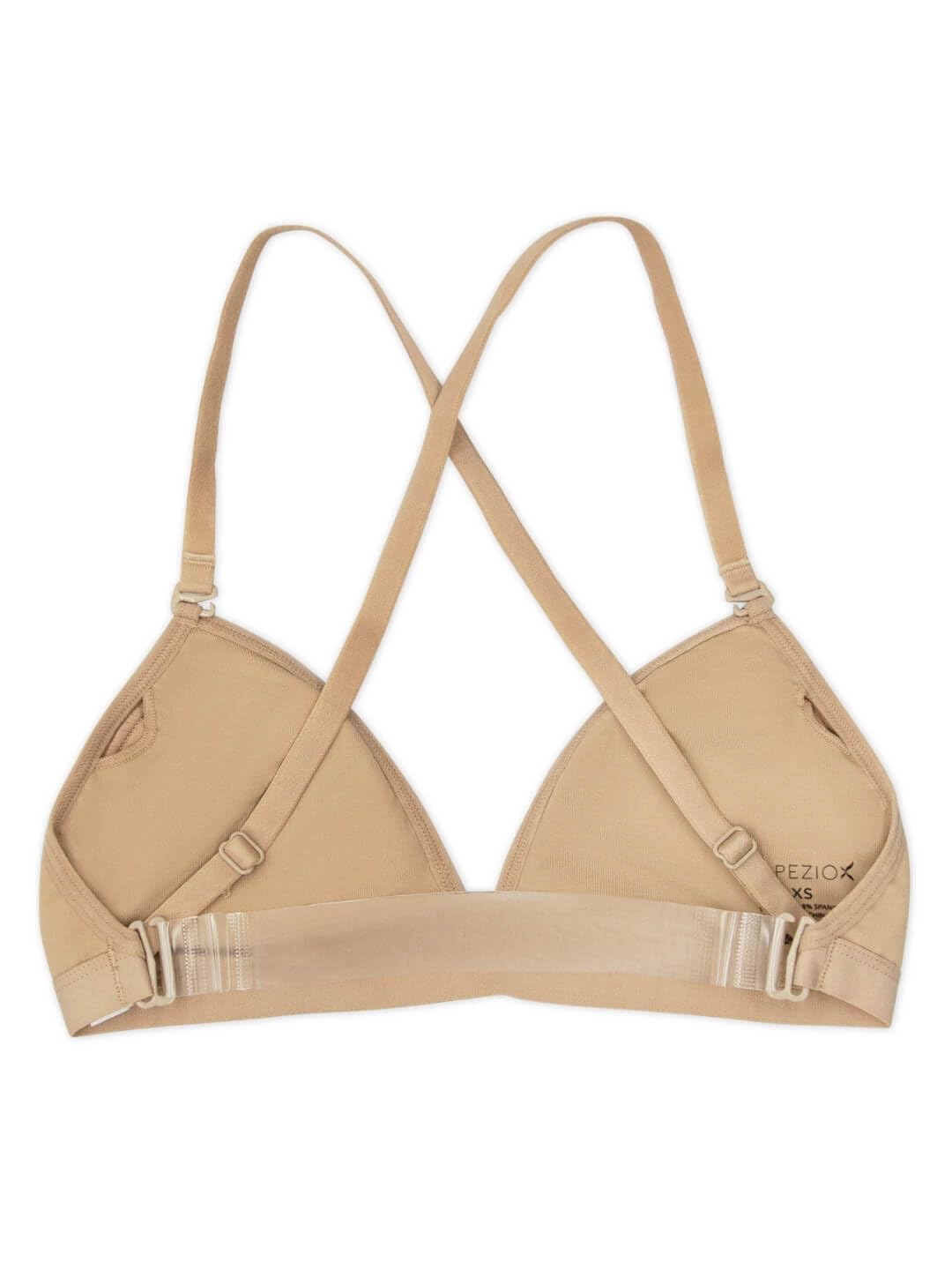 Capezio Soutien-Gorge À Dos Transparent À Col Profond Soutien-Gorge Femme (Lot de 1)