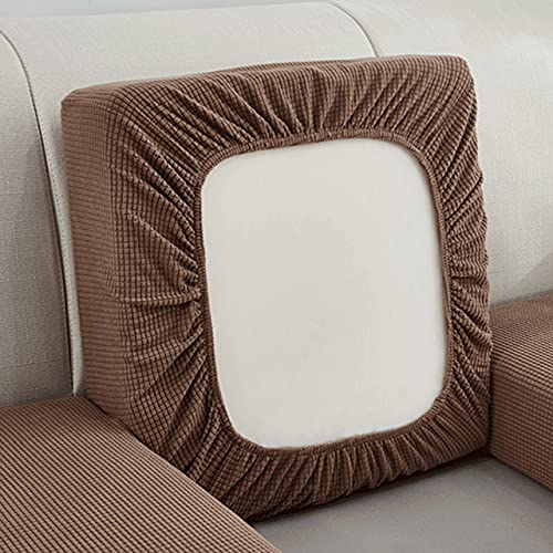 Housse de coussin de canapé pour rénover et protéger un siège usé en polyester taille D