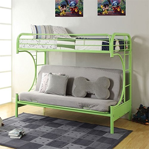 Amazon.com: Acme Furniture Eclipse Twin Over Full Futon Bunk Bed 