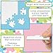 Hygloss Products 4 Blank Jigsaw Puzzles with Envelopes – 8.5 x 11 Inch, 63 Pieces Each – DYI Party invites, Perfect for Decorating, Kids' Activities, Arts & Crafts or Party Favors