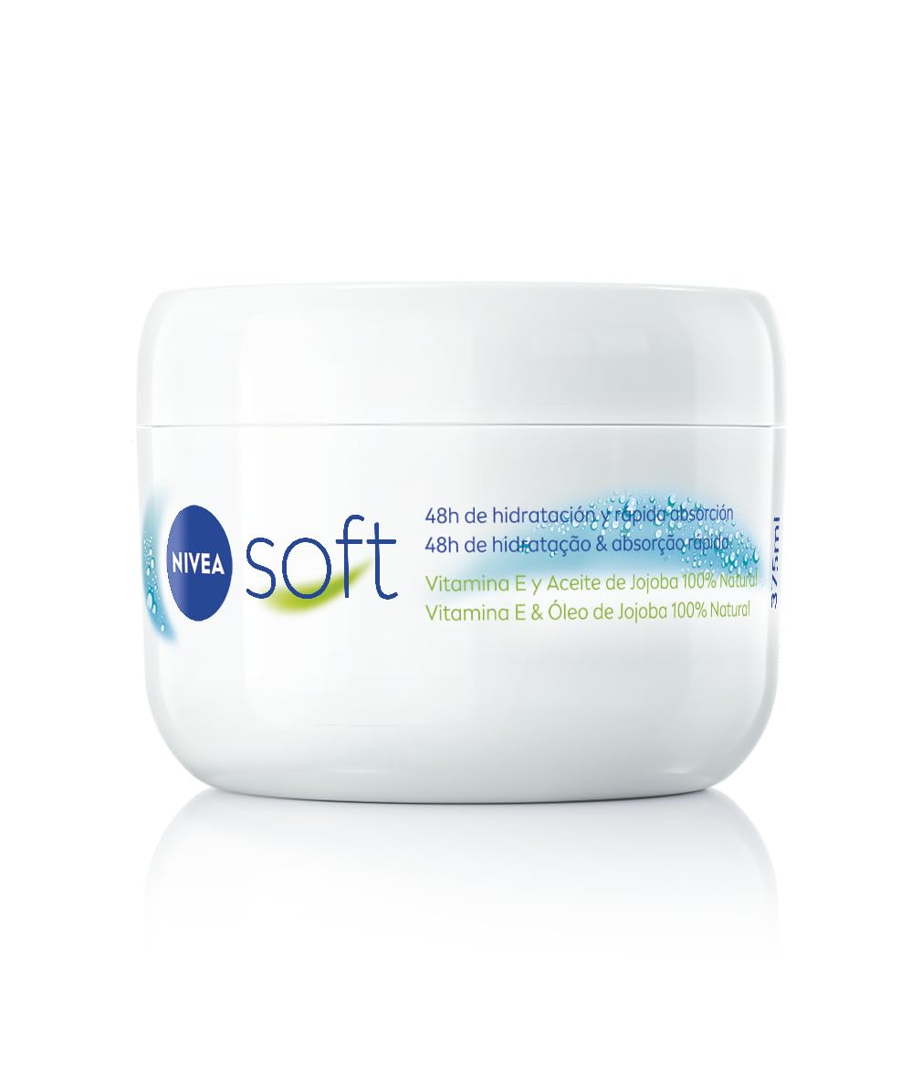 Crema hidratante intensiva y ligera de rápida absorción con Nivea Soft 300ml 2