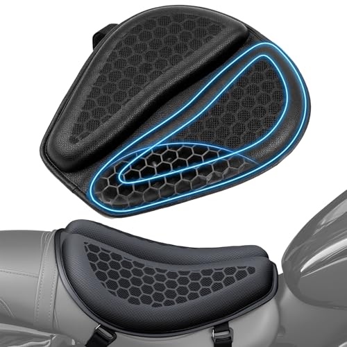 Motorcycle seat cushion 3D honeycomb gel pad