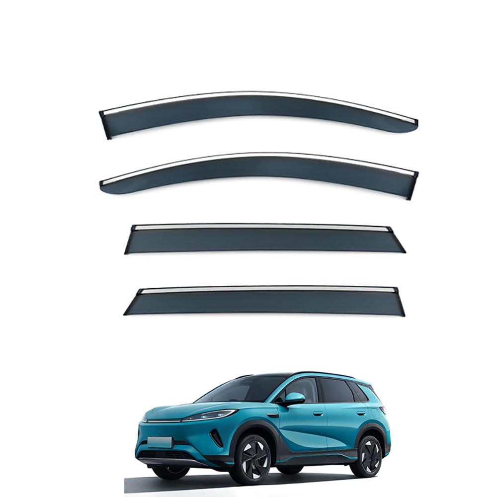 AMHVMU 4pcs Set Wind Deflectors, for BYD Sealion 05 EV 2025-2027