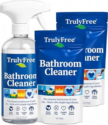 Truly Free Bathroom Cleaners Compared: Formula, Capacity, and Kit Specs
