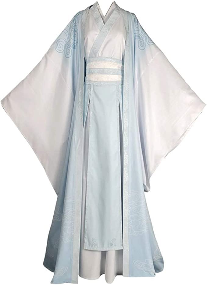 Anime Lan Wangji Cosplay Costume Mens Suit Halloween