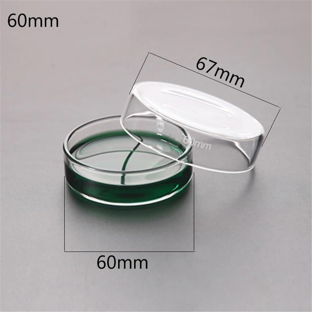 10 pezzi/confezione da 60 mm in vetro borosilicato for attrezzatura da laboratorio Attrezzature da laboratorio