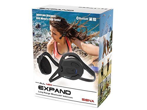 Image of Sena Expand Multi-Sport Bluetooth /Mesh Intercom Communication Headset for Hiking, Rock Climbing, Fishing, Hunting and more