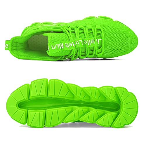 Image of Hello MrLin Men's Running Shoes Non Slip Athletic Tennis Walking Blade Type Sneakers Hip Hop