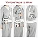 PACKISM Clear Purses for Women Stadium - Clear Bag Stadium Approved Crossbody Bag Adjustable Shoulder Strap for Concerts Sports Festivals Events Game Day, White