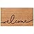 THEODORE MAGNUS Natural Coir Doormat with Non-Slip Backing - 17 x 30 - Outdoor/Indoor - Welcome Mats - Natural - Warm Greeting - COIR-1730-15-219