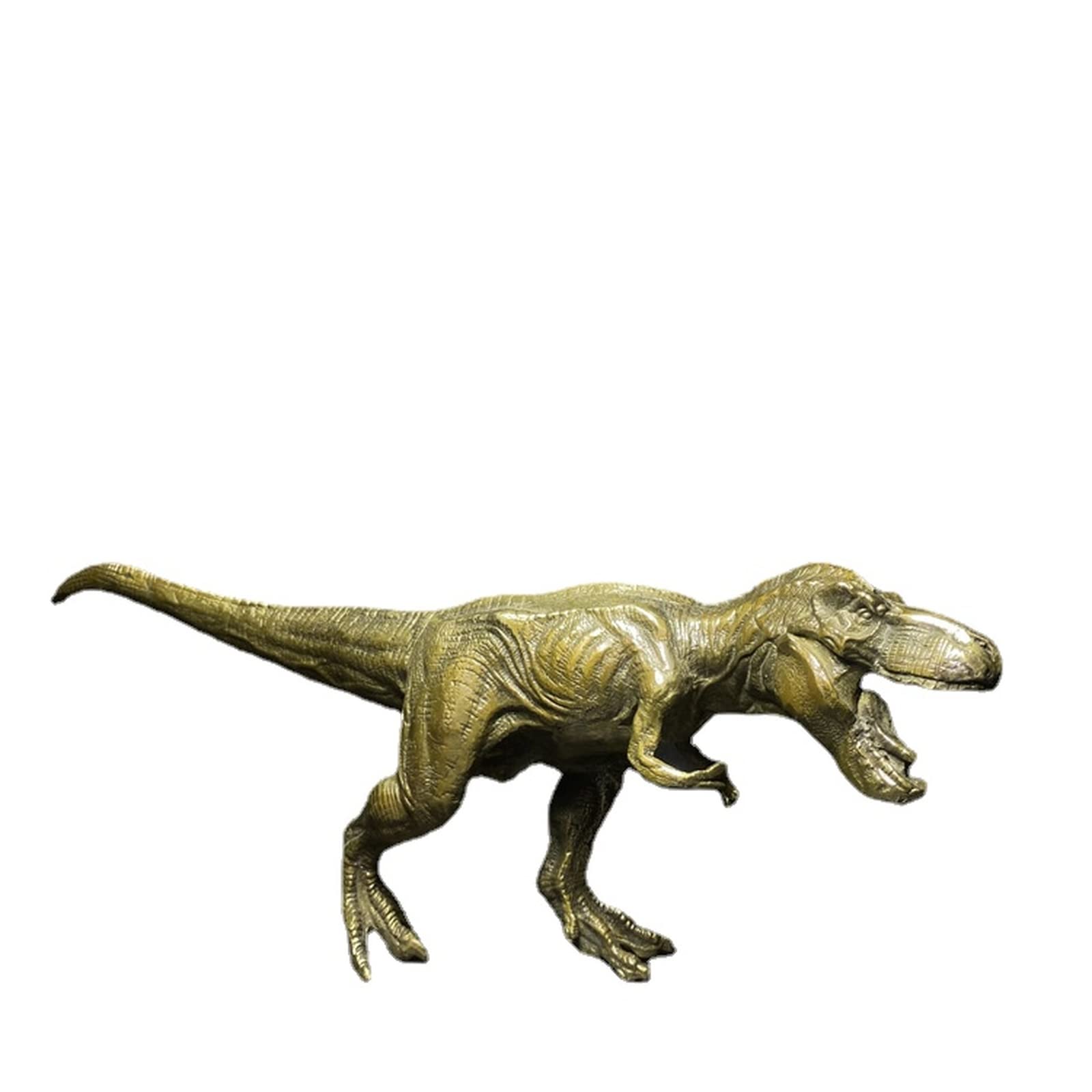 Antyczna Miedziana Figurka Tyranozaura Rexa, Mosiężna Figurka Dinozaura, Biurko Do Nauki, Stolik Kawowy, Ozdoba Samochodowa