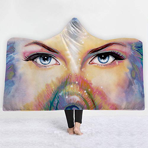 Couverture sherpa avec capuche pour pause déjeuner au bureau | Plaid 150x200 - 2