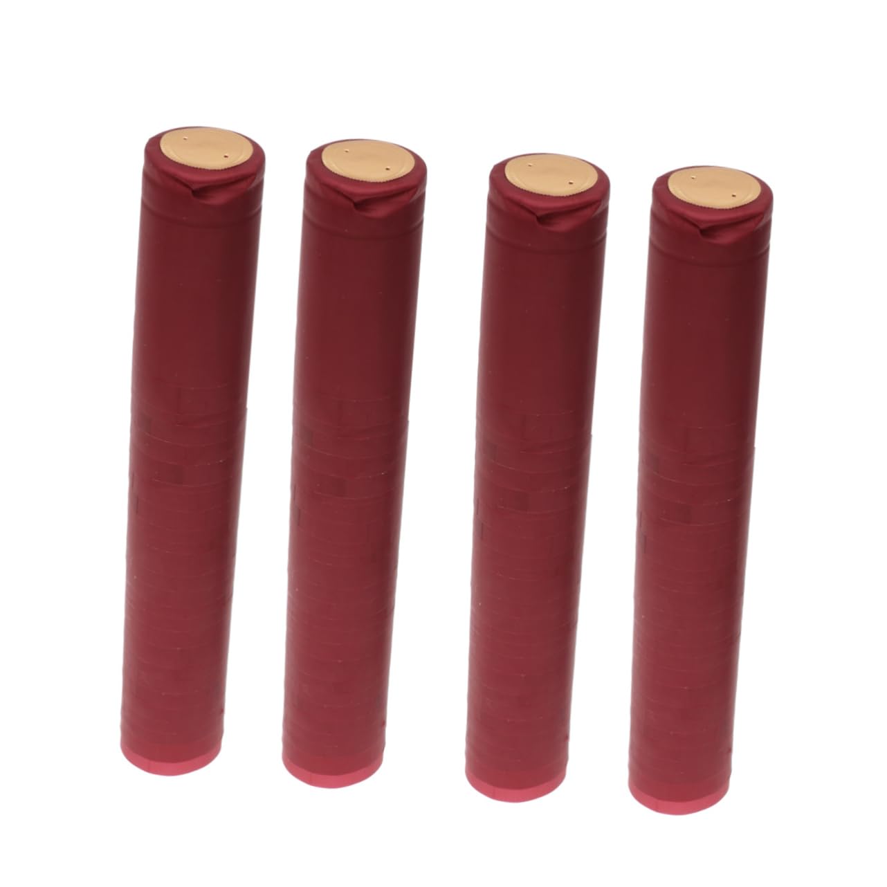PRETYZOOM Professional Wine Bottle Accessories 100pcs Red Wine Heat Shrinkable Cap Reusable Stopper Heat Shrink Capsules