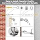 50M Drahtseil Edelstahl Set, 3mm Stahlseil mit M5 Ösen Seilspanngarnitur, Seilspanner Spannschloss Spanndraht PVC-ummantelt für Kletterpflanzen, Zäune, String Light Suspension, Wäscheleine