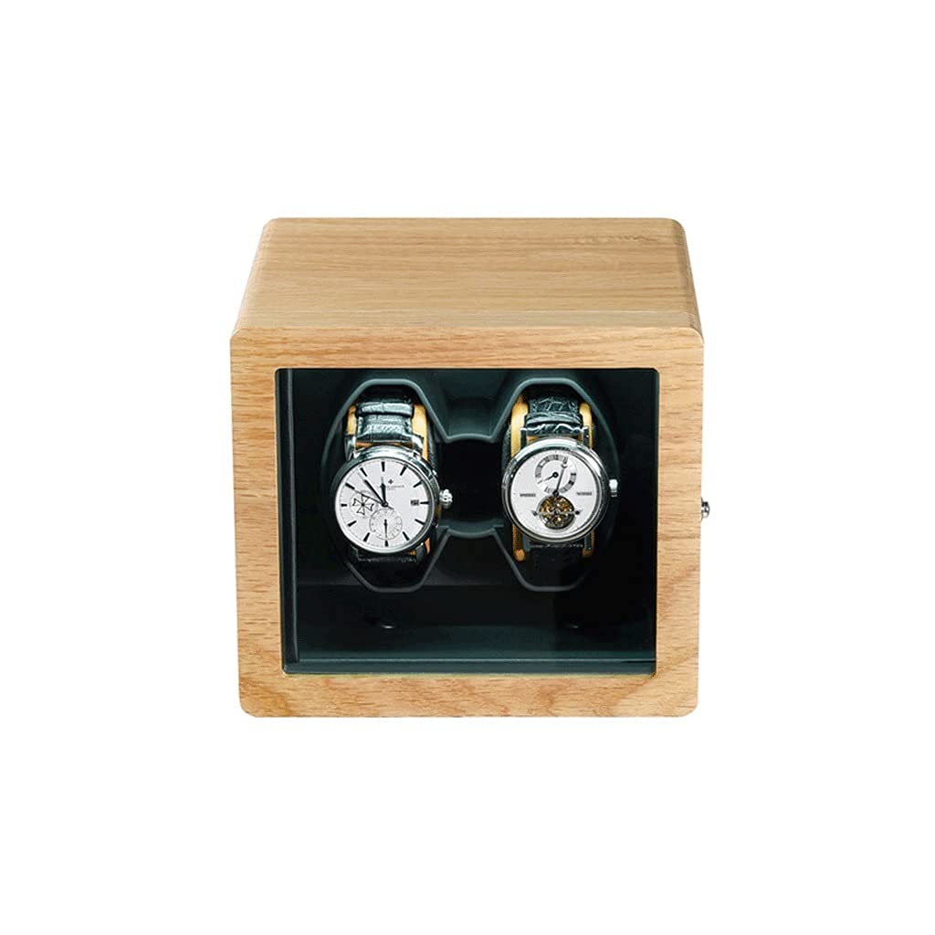 Guarda Gli avvolgitori Shaker Moto motorino di avvolgimento Automatico Giradischi Meccanici per 2 Orologi da Polso per Orologio Regalo di Lusso Orologio Orologio storageri