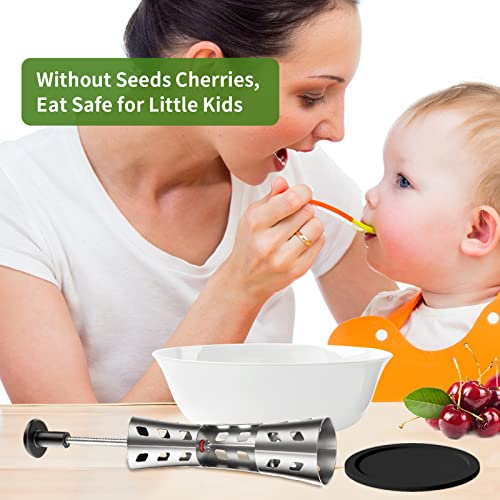 Newness P-US-0288 Cherry Pitter, Premium Cherry Pitter Remover Tool, 304 Stainless Steel Cherry Seed Remover, Durable Cherry Stoner Fruit Pit Corer Deseeder Kitchen Tool thumb #4
