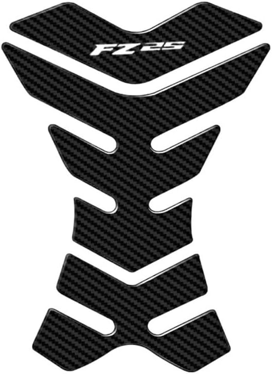 Fuel Tank Sticker 3D Carbon-Look Motorcycle Tank Pad Protector Decal Stickers Case Tank for Ya&maha FZ-25 FZ25 FZ-25 All Years