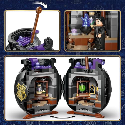 Image of LEGO Harry Potter Cauldron: Secret Potions Classroom - Toy Building Set for Kids Ages 10+ - 76464