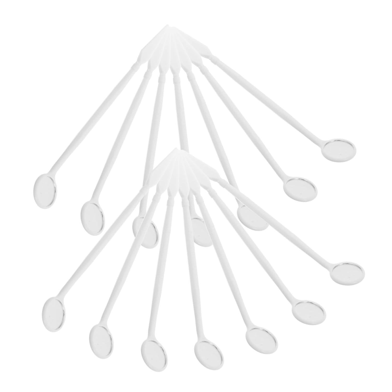 KOMBIUDA 100pcs Oral Teeth Mirrors Mirror Magnifying Oral for Dentist Tool Home Use