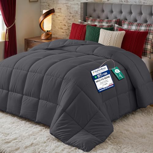 Utopia Piumone 240 x 260 cm 370 gsm, Piumino Matrimoniale, Letto, Trapunta 100% Microfibra, Piumino Alternativo