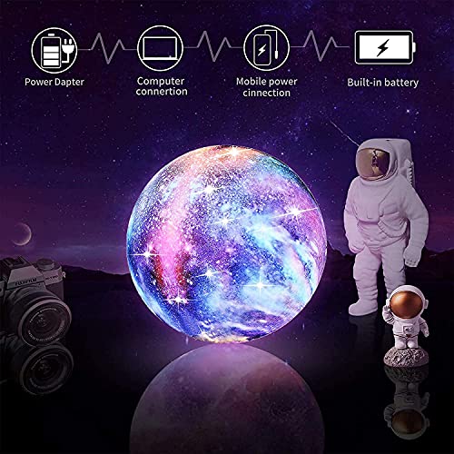 Nestling Luce Notturna Bambini, 16 Colori Regolabile Lampada Notturna per Bambini, USB Ricaricabile Lampada da Comodino a LED, per Camera da Letto, Cameretta dei Bambini, Soggiorno - Image 4