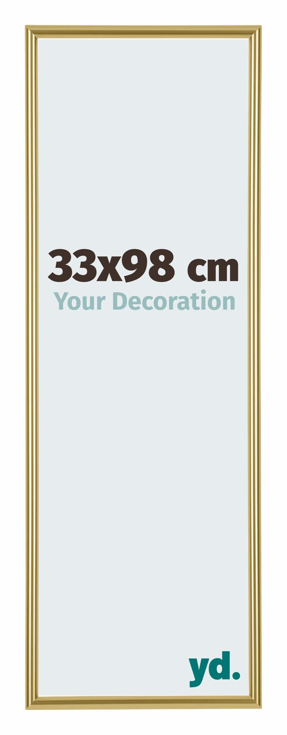 Your Decoration - Puzzle frame 33x98 - Gold - Puzzle frame 500-1000 Pieces - Plastic Photoframe - Annecy