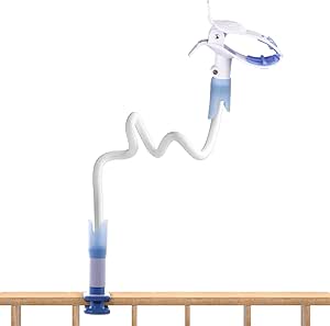 BOIFUN Baby Monitor Holder - Universal Baby Camera Stand - Secure with Straps & Clamp to Furniture - No Drilling Required - Flexible Baby Camera Mount - Baby Monitor Clip - Baby Monitor Shelf Stan asin的图片