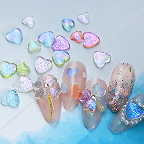 Sannxix 300Pcs Heart Nail Charms For Acrylic Nails,3D Nail Charm For Nail Decoration Crystals For Nails Nail Gems And Rhinestones For Nail Art Design Women Crafts Diy Manicuredecoration Accessories #TOP4