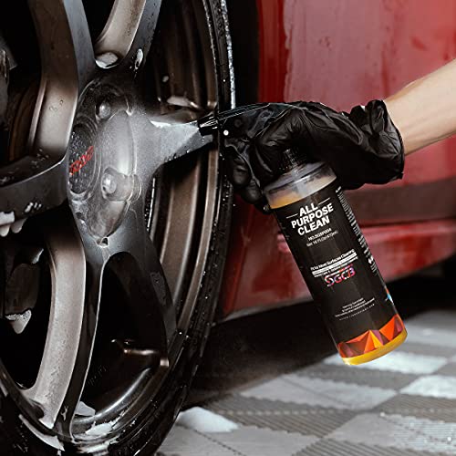 Sgcb 16Oz Car All Purpose Clean, Autocare Cleaner Car Multi-Purpose Cleaner, Pro Interior & Exterior Grease Stain Remover Solvent For Plastic Vinyl Leather Engine Glass Carpet Upholstery Tires Cleaner #TOP4