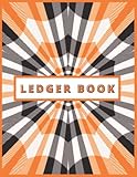  Ledger Book: Accounting Ledger Book, Checkbook Register and Savings Account Register Book For Personal Finance,Checking Account Ledger