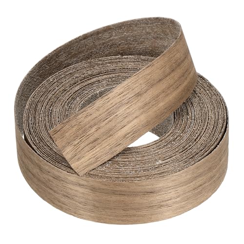 Cinta de reparación de grano de madera contrachapada uxcell para tapar cantos de armarios de nogal