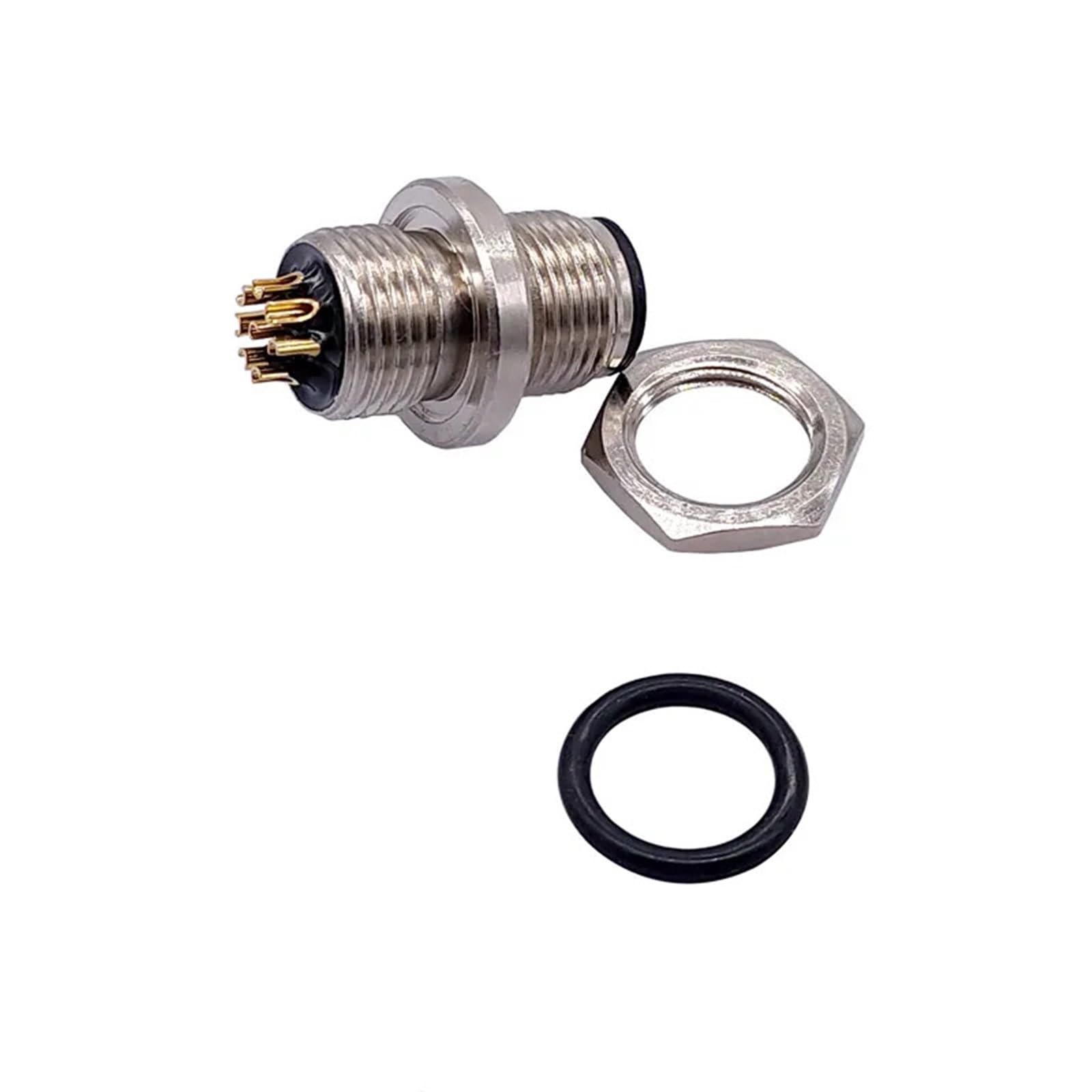 Conector de sensor M12 de 5 pines para solucionar cortes de señal en paneles 8