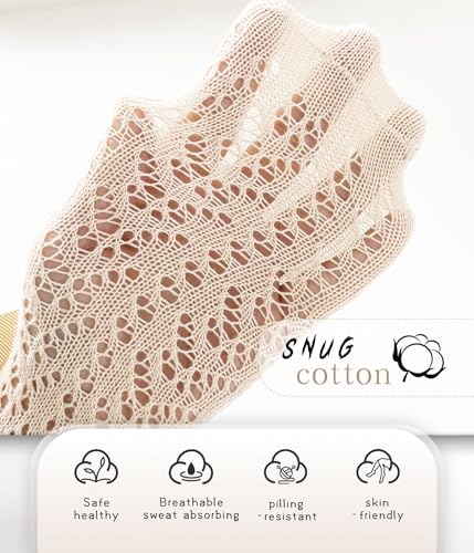 Image of CHUNG Toddler Baby Girls Knee Hight Stocking Cotton Socks 0-7Years Solid Color Bowknot Thin Spring Summer