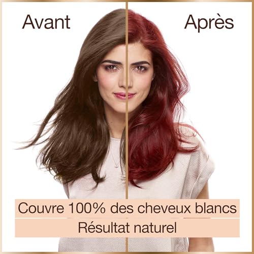 Coloration 6.6 Grenade Sans Ammoniaque Couvre 100% Cheveux Blancs Vegan Good Garnier La Boite - vue 6