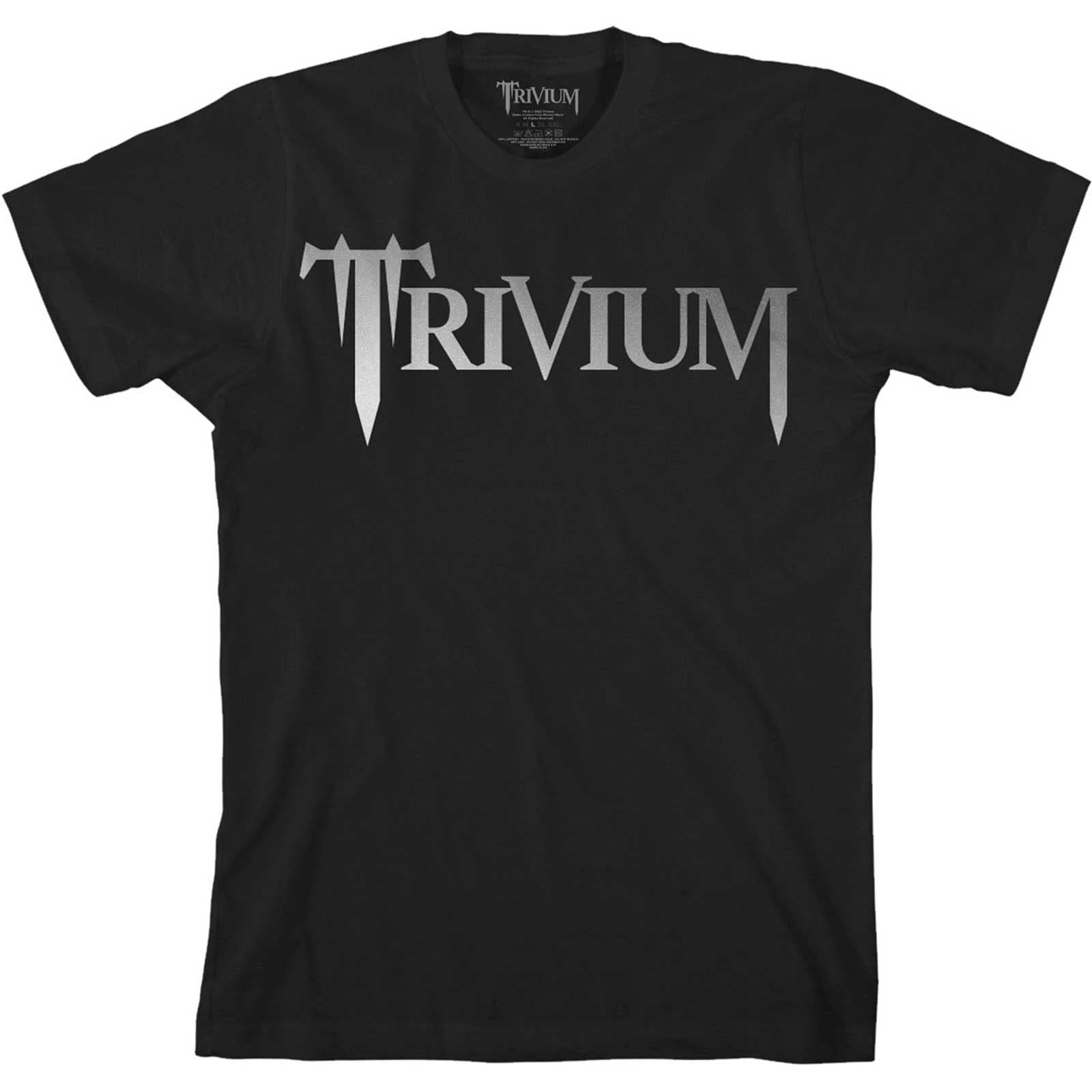 Trivium T Shirt Classic Band Logo Official Unisex Black XL