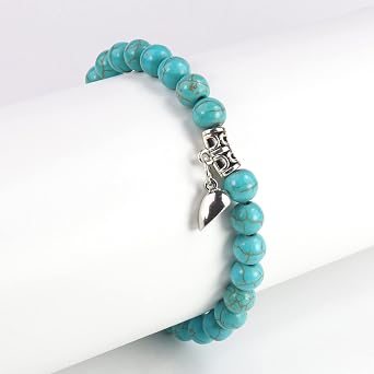 Matching Couple Bracelets Healing Crystal Heart Bracelet for Lover Him & Her Boyfriend Girlfriend Valentine's Day Gifts